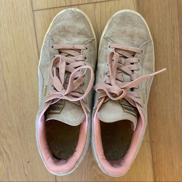 Puma Suede Classic Shine Women's Sneakers Pink US7.5 - Picture 6 of 6